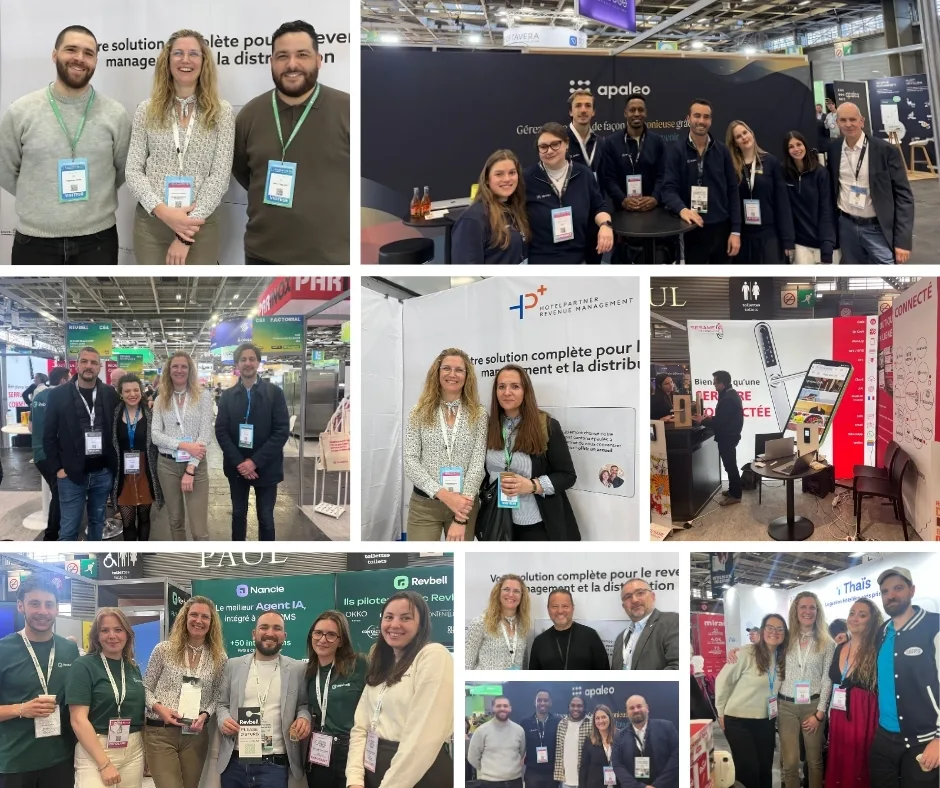 Les membres du label Synapse sur leurs stands au salon Food Hotel Tech 2026